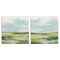 Stupell Industries Pastel Meadow under Blue Sky 2pc Canvas Wall Art Set Design by June Erica Vess